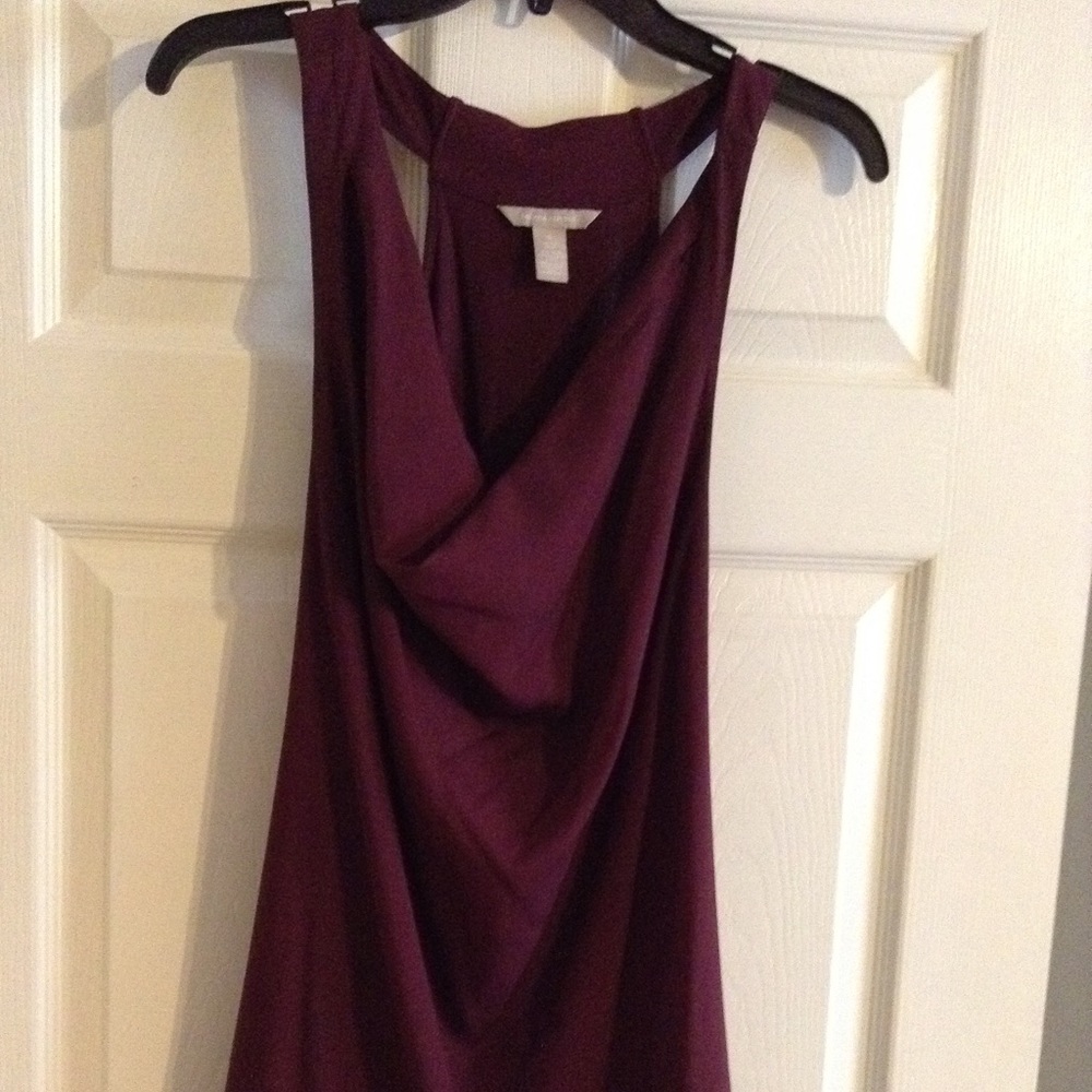 Drape Front Sleeveless Blouse